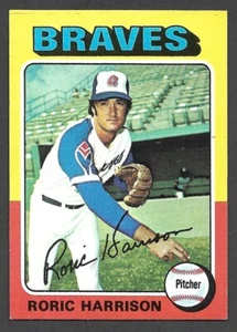 1975 TOPPS MINI #287 Roric Harrison ATLANTA BRAVES EX+ A - Picture 1 of 2