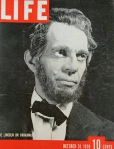 LIFE Magazine Oct 31 1938 ABE LINCOLN’S ILLINOIS ON BROADWAY, WWII, VINTAGE ADS - Imagen 1 de 12