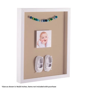 ArtToFrames 18x36" Shadow Box Frame, Framed in White, Various Colors - Picture 1 of 435