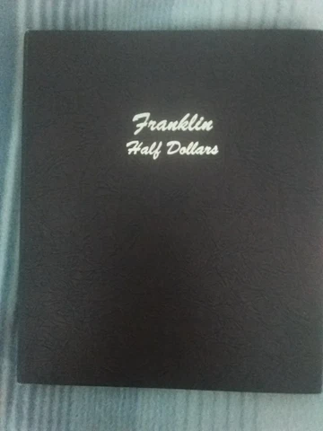 Dansco Ben Franklin Half Dollars, complete 1948-1963 PDS w/album Cover