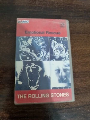 The Rolling Stones Emotional Rescue Clamshell Audio Cassette INDIA IMPORT Indian - Image 1 of 4