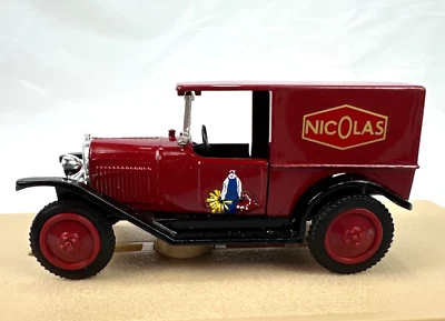 Folleto ELIGOR 1010 Citroen 5 CV Camionnette 1926 Nicolas Rojo/Negro FRANCIA 1:43 Foto 1 de 4