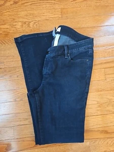 Lane Bryant Women's Boot Flex Magic Waistband Delux Fit Low Rise 16 Blue Denim  - Picture 1 of 7