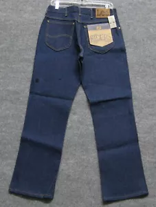NUEVO PARCHE DE CUERO VAQUERO CORTE BOTA REGULAR LEE RIDERS VINTAGE EE RIDERS EE. UU. 32x30 - Imagen 1 de 12