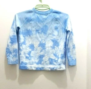 Gap Kids Blue Tie-Dye Crewneck Sweatshirt Size M/8 - Picture 1 of 6