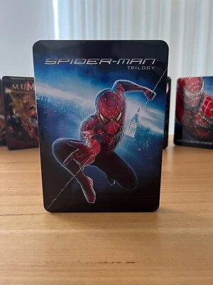 Spider-Man (DVD, Blu-ray, 4K, 2002) Empty Collectors Tin Case by Ezydvd - Image 1 of 4