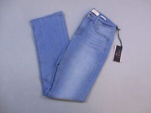Jen7 7 For All Mankind Women's Blue Slim Bootcut Distressed Jeans Pants 6