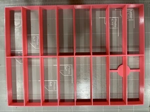 "Cortador de galletas múltiple de forma rectangular de 1""x3""" - Imagen 1 de 3