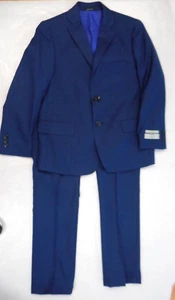 Boys T.O. Blue Jacket & Pants 2PC. Suit Regular Sizes 10 - 18 - Picture 1 of 9