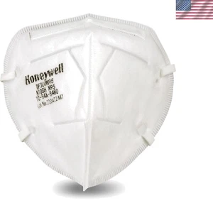 Safety DF300 N95 Flatfold Disposable Respirator- Box of 50, White,One Size - Picture 1 of 2