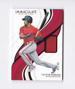 2019 Immaculate Collection Red #120 Victor Robles /49 Washington Nationals - Picture 1 of 2