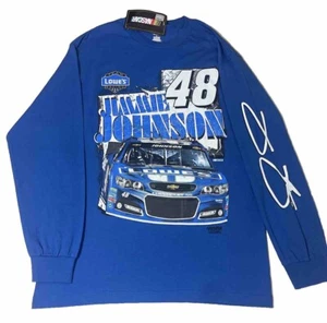 Jimmie Johnson #48 NASCAR Lowes Adult Large Long Sleeve T-Shirt - Picture 1 of 6