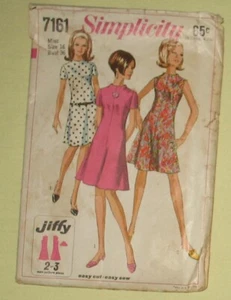 Vestido Mujer Costura Simplicity Vintage Patrón Talla 16 #7161 - Imagen 1 de 2