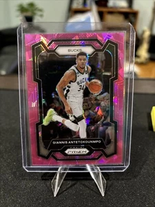 2023-24 PANINI PRIZM Basketball GIANNIS ANTETOKOUNMPO PINK ICE-A - Bild 1 von 1