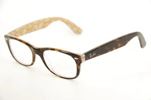 New Authentic Ray Ban RB 5184 5057 Tortoise/Beige Red Print 52mm Eyeglasses RX - Picture 1 of 6