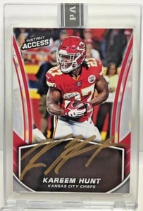 Kareem Hunt 2017 Panini Instant Access All RC Autograph Auto #'d 9/25 - CHIEFS - Picture 1 of 2