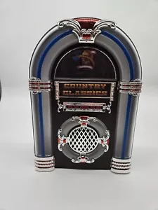Country Classics Musical Illuminated Centerpiece Jukebox Plays 3 Songs - Picture 1 of 10