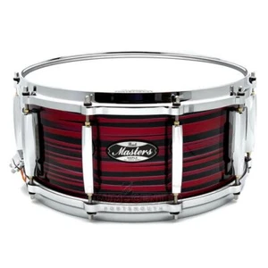 Pearl Masters Maple MM6 Snare Drum 14x6.5 Red Oyster Swirl - Picture 1 of 4