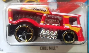 Hot Wheels 2015 HW City Chill Mill Red First Edition Delivery 1:64 CFL32 - Picture 1 of 3