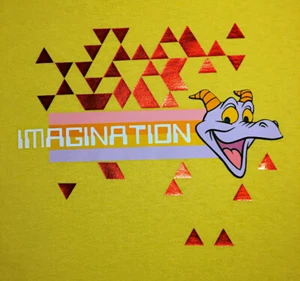 Disney World Epcot Figment Shirt L custom WDW Dreamfinder retro vintage vacation - Picture 1 of 3