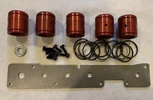 45RFE, 5-45RFE, 68RFE HD Billet Accumulator Pistons, 5-Hard Anodized, W/HD Plate - Picture 1 of 2