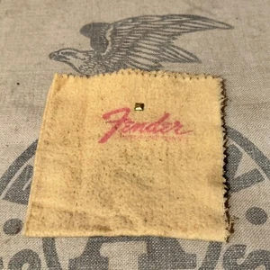 Vintage 1960's Fender Electric Guitar Polish Cloth CBS Era Case Candy Circa 1969 - Bild 1 von 7