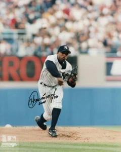 ORLANDO EL DUQUE HERNANDEZ SIGNED AUTOGRAPH 8x10 PHOTO - NEW YORK YANKEES WSC - Picture 1 of 2