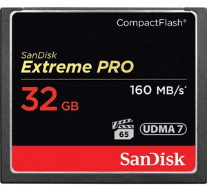 SanDisk 32GB Extreme PRO Compact Flash Memory Card 1067X UDMA7 160MB/s 4K VIDEO - Picture 1 of 2