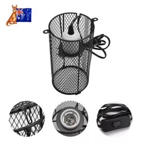 Au Reptile Ceramic Heat Lamp Bulb Holder Cage Light Snake Chicken Brooder Switch - Picture 1 of 12