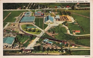 LP68 Albany Georgia Cudahy Packing Plant 1922 Postcard - Picture 1 of 2