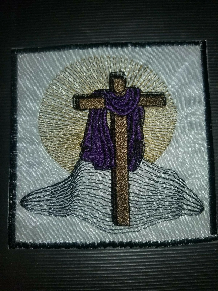 Religious Cross - Iron On/Sew On Patch    10119 - Image 1 of 1