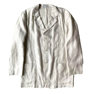 Ermenegildo Zegna Striped Linen Tailored Jacket Men L Limited Edition Rare Used - Picture 1 of 19