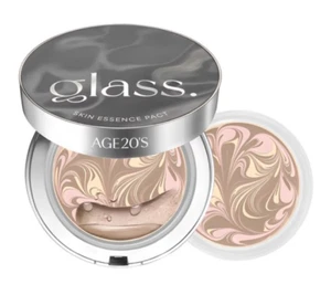 AGE 20'S Glass Skin Essence Pact Perfect 12.5g x 2ea SPF 50+ PA ++++ K-Beauty - Picture 1 of 13