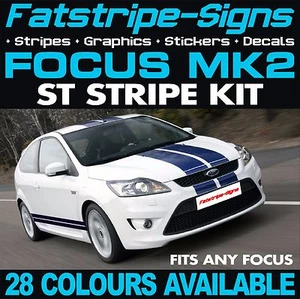 passend für Ford Focus MK2 GRAFIK AUFKLEBER STREIFEN AUFKLEBER TITAN X ZETEC ST RS - Bild 1 von 2
