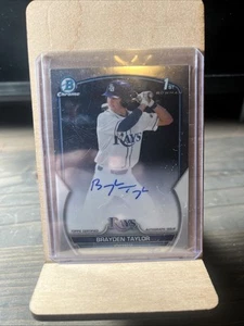 2023 Bowman Draft Chrome 1st Bowman Auto Brayden Taylor RC #CDA-BT - Picture 1 of 2