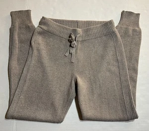 Barefoot Dreams CozyChic Ultra Lite Rib Trim Jogger Pant Brown Sparkly XS - Bild 1 von 9