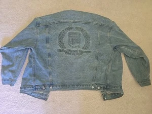 Vintage GROßE Jeansjacke UPS Logo Selten!! Made In USA - Bild 1 von 9