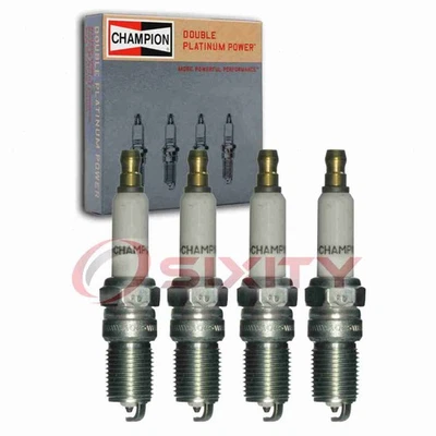 4 bujías Champion doble platino para Peugeot 505 1987-1991 2,2 L L4 kz Foto 1 de 4