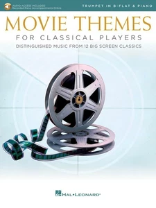 Movie Themes for Classical Players Trumpet Solo & Piano Sheet Music Book & Audio - Picture 1 of 1