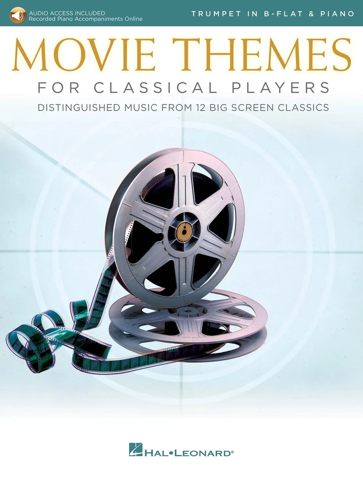 Movie Themes for Classical Players Trumpet Solo & Piano Sheet Music Book & Audio - Image 1 of 1