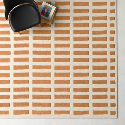 Handmade Tufted Woolen Area Rug For Bedroom Livingroom Office Kitchen - Image 1 of 3