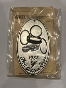 Wilton Peltre 12 Días de Navidad 1982 5 Anillos de Oro Peltre Adorno - Imagen 1 de 3