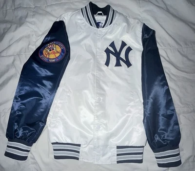 New York Yankees Satin Jacket Starter, Size S - Image 1 of 4