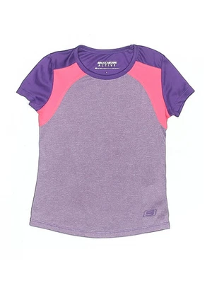 Camiseta Skechers feminina roxa ativa 4 - Imagem 1 de 2