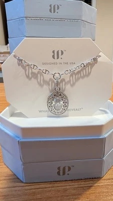 Collar Bomb Party OG "UN SECRETO EN ESPIRAL" NK50107 diamante circonita cúbica/chapado en rodio Foto 1 de 3