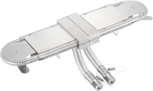 KA894 Universal Grill Replacement BBQ Adjustable Bar Burner Oblong Tube Burner f - Picture 1 of 5