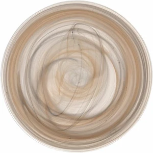 Plato de cena Leonardo Alabastro Plato decorativo Vidrio Beige/Negro Ø 21 cm - Imagen 1 de 5