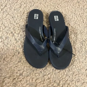 FitFlop Damen Gracie Leder Flip-Flops Größe 7 - Bild 1 von 13