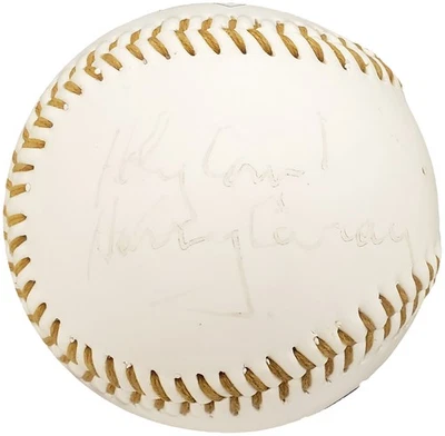 Harry Caray Signed Official Fotoball Baseball Cubs Announcer "Holy Cow" PSA/DNA - Image 1 of 4