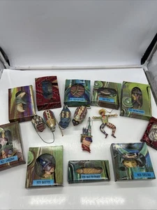 Large Lot 16 Robert Shields Southwest Ornaments Hand Painted Moon Turtle Raven + - Picture 1 of 20
